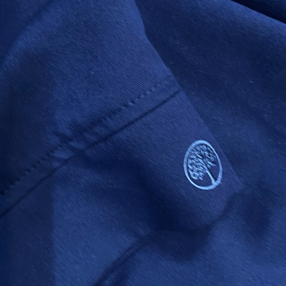 Healing Hands Purple Label Classic Fit Navy Blue Button Down Scrub Jacket Sz L - Picture 4 of 7